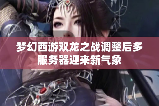 梦幻西游双龙之战调整后多服务器迎来新气象