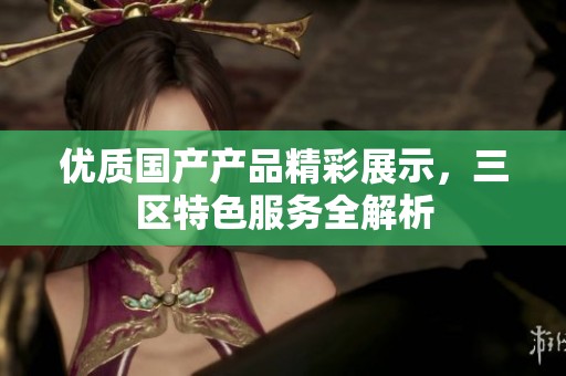 优质国产产品精彩展示，三区特色服务全解析
