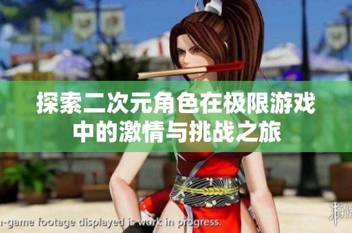 探索二次元角色在极限游戏中的激情与挑战之旅