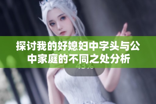 探讨我的好媳妇中字头与公中家庭的不同之处分析