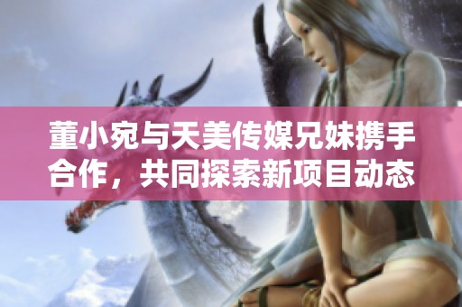 董小宛与天美传媒兄妹携手合作，共同探索新项目动态