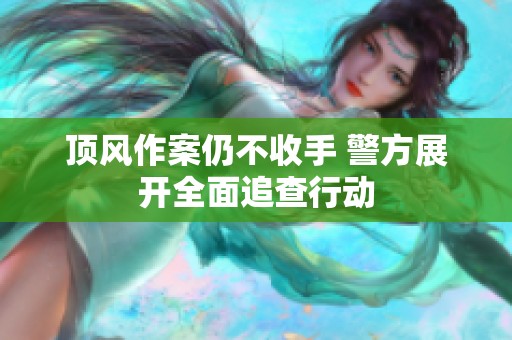 顶风作案仍不收手 警方展开全面追查行动