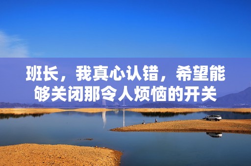 班长，我真心认错，希望能够关闭那令人烦恼的开关
