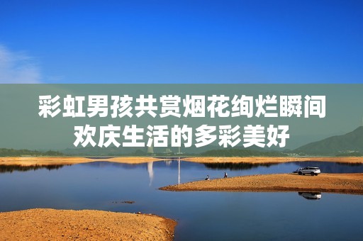 彩虹男孩共赏烟花绚烂瞬间欢庆生活的多彩美好