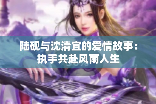 陆砚与沈清宜的爱情故事：执手共赴风雨人生