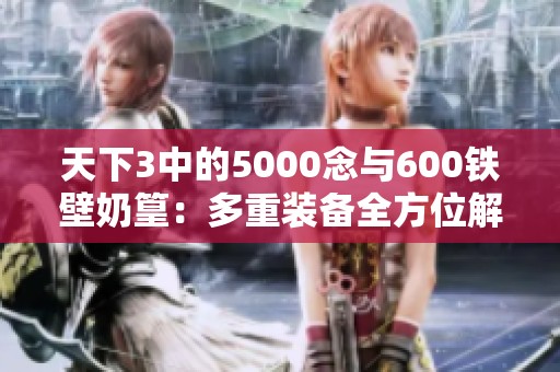 天下3中的5000念与600铁壁奶篁：多重装备全方位解析