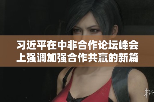 习近平在中非合作论坛峰会上强调加强合作共赢的新篇章