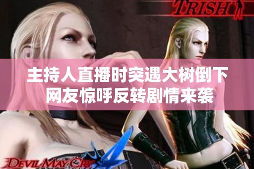 主持人直播时突遇大树倒下 网友惊呼反转剧情来袭