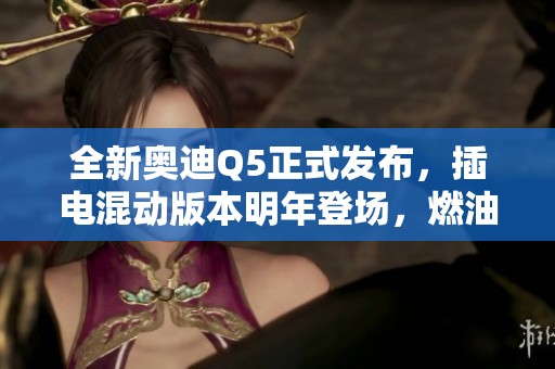 全新奥迪Q5正式发布，插电混动版本明年登场，燃油车型将退出市场