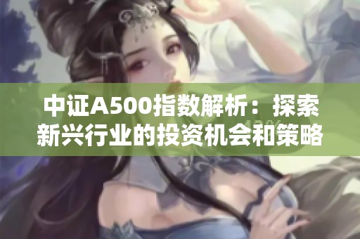 中证A500指数解析：探索新兴行业的投资机会和策略