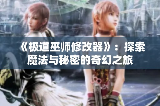 《极道巫师修改器》：探索魔法与秘密的奇幻之旅