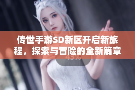 传世手游SD新区开启新旅程，探索与冒险的全新篇章