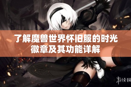了解魔兽世界怀旧服的时光徽章及其功能详解