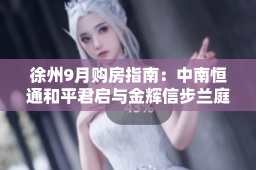 徐州9月购房指南：中南恒通和平君启与金辉信步兰庭新房源比较分析