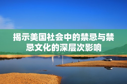 揭示美国社会中的禁忌与禁忌文化的深层次影响