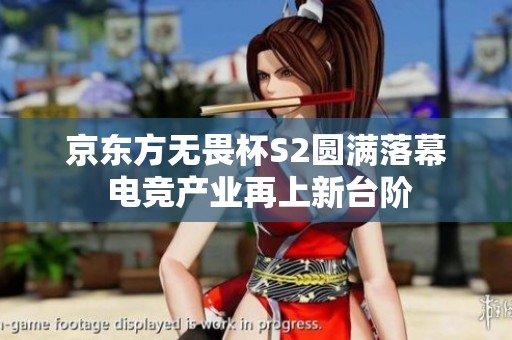 京东方无畏杯S2圆满落幕 电竞产业再上新台阶