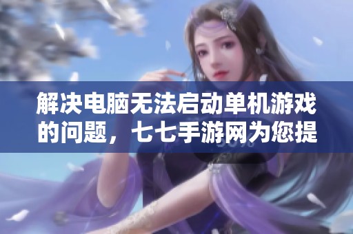 解决电脑无法启动单机游戏的问题，七七手游网为您提供帮助