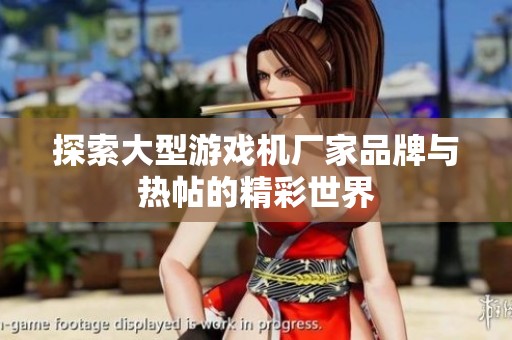 探索大型游戏机厂家品牌与热帖的精彩世界