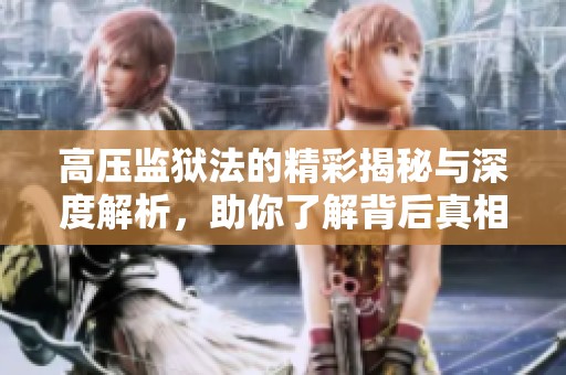 高压监狱法的精彩揭秘与深度解析，助你了解背后真相