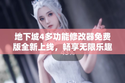 地下城4多功能修改器免费版全新上线，畅享无限乐趣