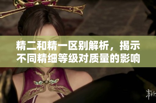 精二和精一区别解析，揭示不同精细等级对质量的影响