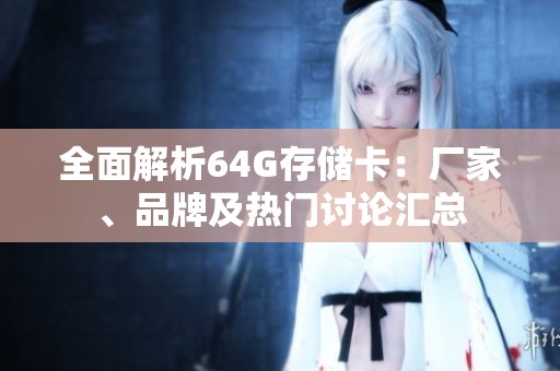 全面解析64G存储卡：厂家、品牌及热门讨论汇总