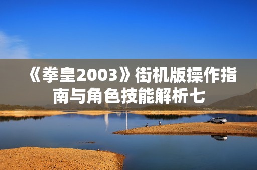《拳皇2003》街机版操作指南与角色技能解析七