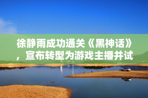 徐静雨成功通关《黑神话》，宣布转型为游戏主播并试玩《大镖客》