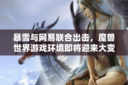 暴雪与网易联合出击，魔兽世界游戏环境即将迎来大变革