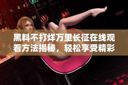 黑料不打烊万里长征在线观看方法揭秘，轻松享受精彩内容