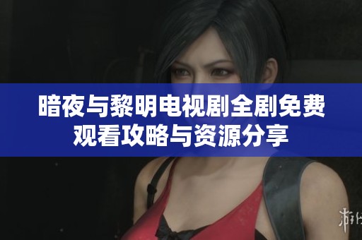 暗夜与黎明电视剧全剧免费观看攻略与资源分享