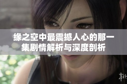 缘之空中最震撼人心的那一集剧情解析与深度剖析