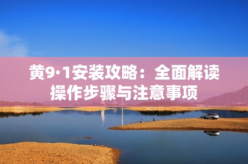 黄9·1安装攻略：全面解读操作步骤与注意事项