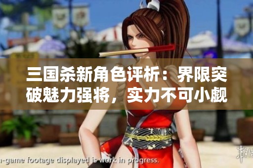 三国杀新角色评析：界限突破魅力强将，实力不可小觑