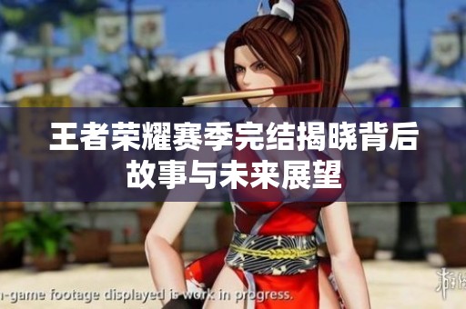 王者荣耀赛季完结揭晓背后故事与未来展望