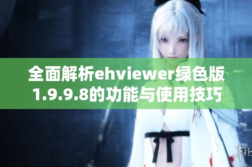 全面解析ehviewer绿色版1.9.9.8的功能与使用技巧