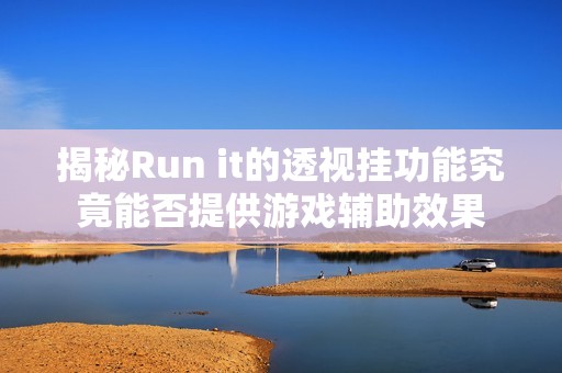 揭秘Run it的透视挂功能究竟能否提供游戏辅助效果