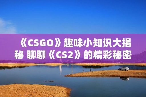 《CSGO》趣味小知识大揭秘 聊聊《CS2》的精彩秘密