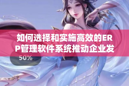 如何选择和实施高效的ERP管理软件系统推动企业发展