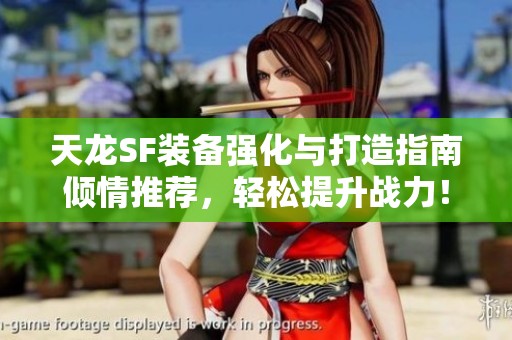 天龙SF装备强化与打造指南倾情推荐，轻松提升战力！