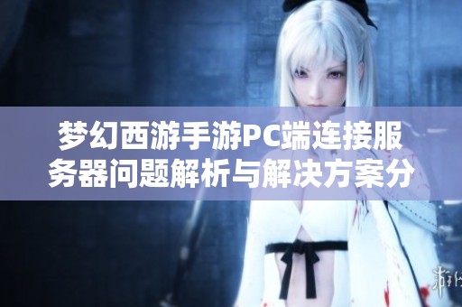梦幻西游手游PC端连接服务器问题解析与解决方案分享