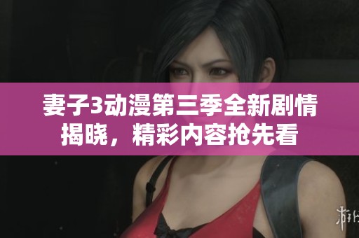 妻子3动漫第三季全新剧情揭晓，精彩内容抢先看