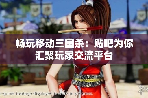 畅玩移动三国杀：贴吧为你汇聚玩家交流平台