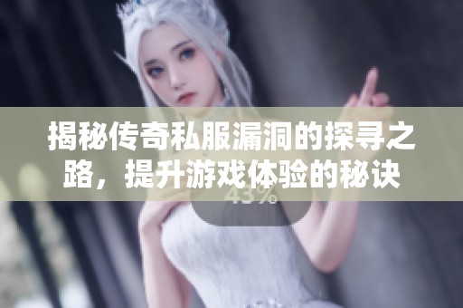 揭秘传奇私服漏洞的探寻之路，提升游戏体验的秘诀