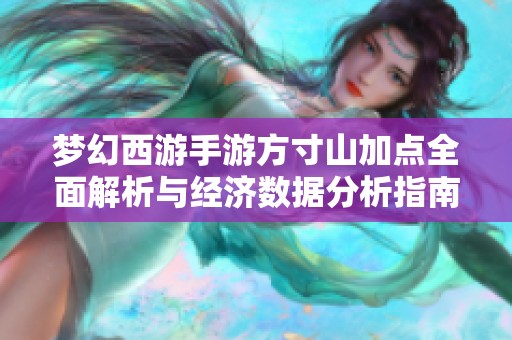 梦幻西游手游方寸山加点全面解析与经济数据分析指南