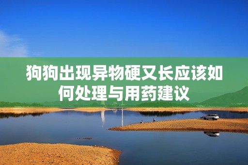 狗狗出现异物硬又长应该如何处理与用药建议