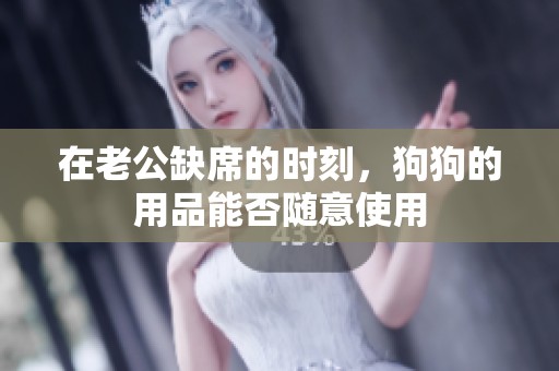 在老公缺席的时刻，狗狗的用品能否随意使用