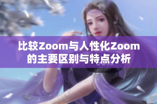 比较Zoom与人性化Zoom的主要区别与特点分析