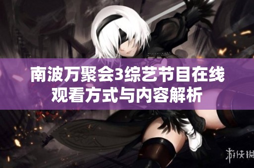 南波万聚会3综艺节目在线观看方式与内容解析
