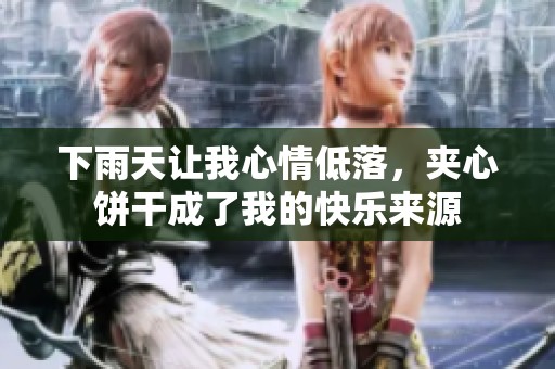 下雨天让我心情低落，夹心饼干成了我的快乐来源